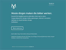 Tablet Screenshot of mendert.nl